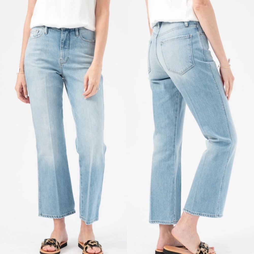 FRAME Le Sylvie Kick Flare Jeans, Elenda, Blue, 26